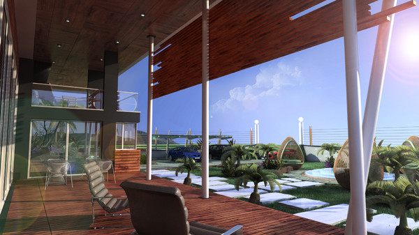 scene modern building house 3ds - Modern Home (3) by solarseas